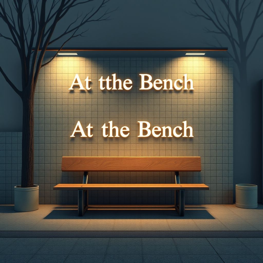 แรงบันดาลใจในการสร้าง 'At the Bench': เรื่องราวที่น่าติดตาม